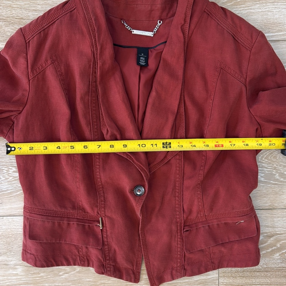 WHBM Draped Single-Button Jacket 14 - Picture 11 of 11